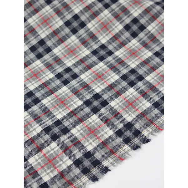 Brushed Cotton Plaid Fabric - Blackthorn Plaid – view 2 – Truro Fabrics