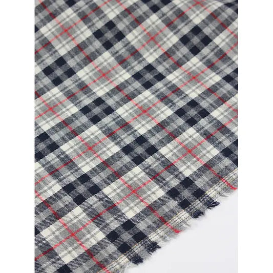 Brushed Cotton Plaid Fabric - Blackthorn Plaid – view 2 – Truro Fabrics
