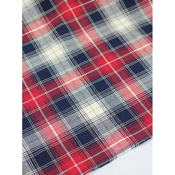 Brushed Cotton Flannel Fabric - Cabin Plaid – view 2 – Truro Fabrics