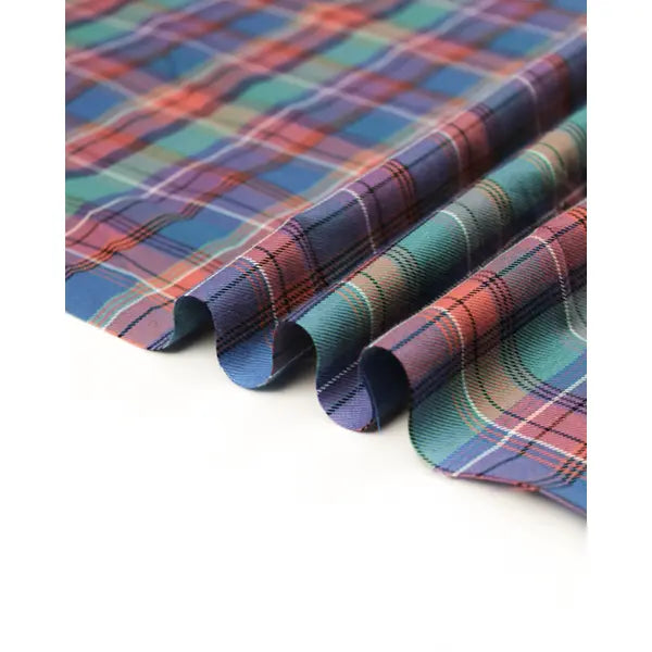 Brushed Cotton Flannel Fabric - Grange Plaid – view 2 – Truro Fabrics