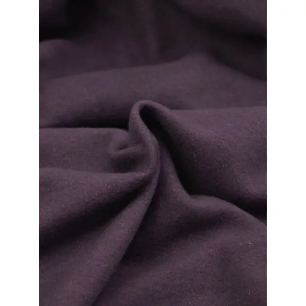Brushed Sweatshirt Fleece Fabric - Fig – view 4 – Truro Fabrics