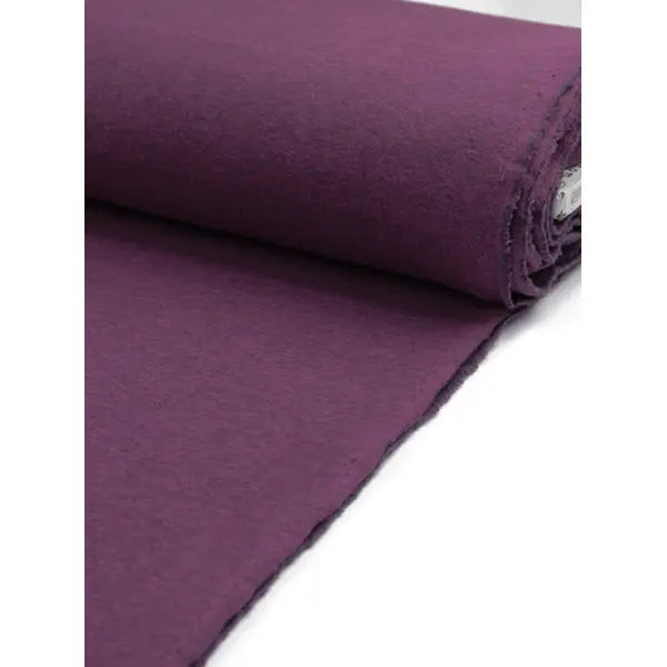 Brushed Sweatshirt Fleece Fabric - Fig – view 3 – Truro Fabrics