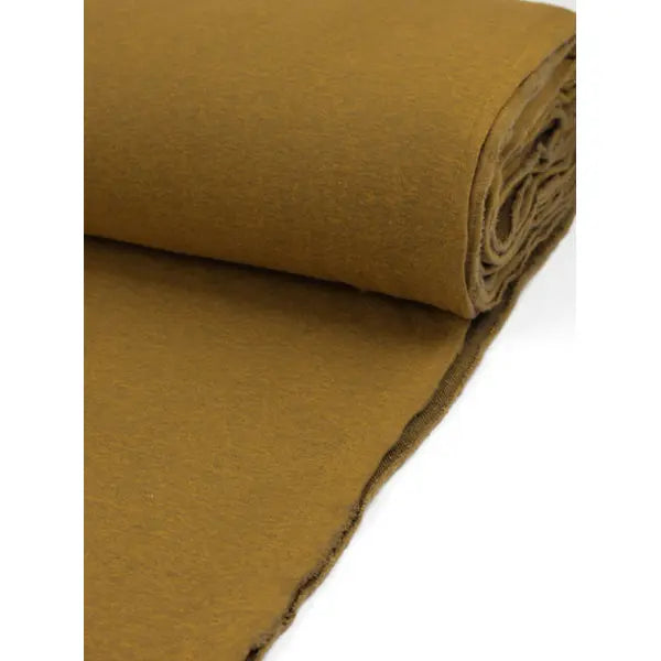 Brushed Sweatshirt Fleece Fabric - Pollen – view 3 – Truro Fabrics
