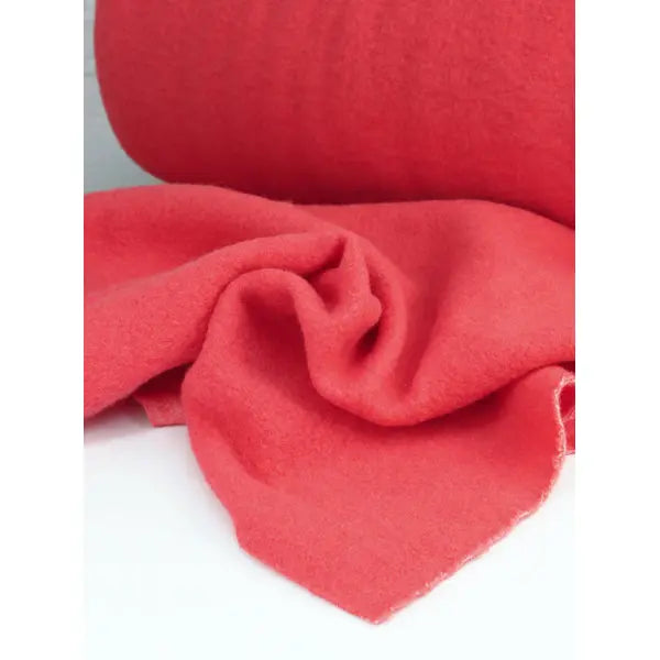 Brushed Wool Coating Fabric - Coral – Truro Fabrics
