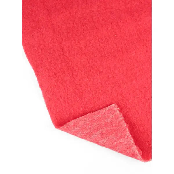 Brushed Wool Coating Fabric - Coral – view 2 – Truro Fabrics