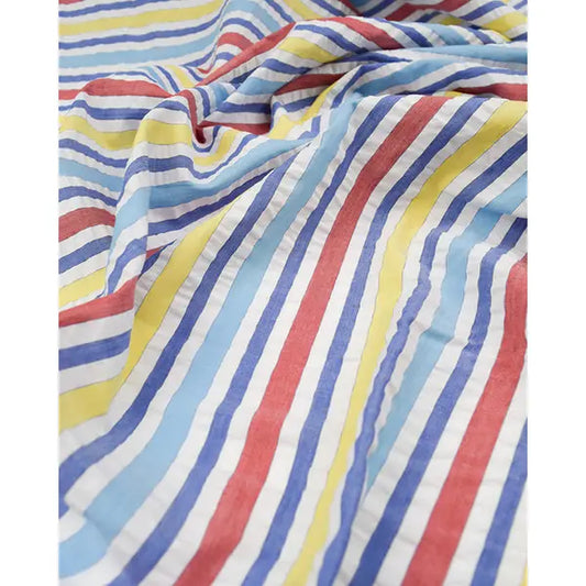 Bubble Cotton Seersucker Fabric - Seaside Stripe – Truro Fabrics