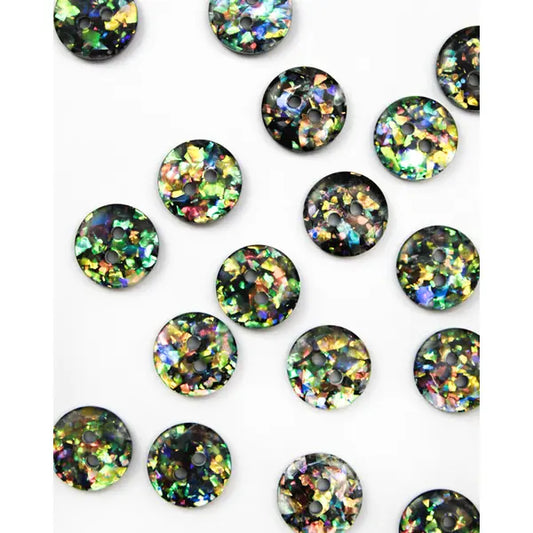 Button - Disco Terrazzo - 14mm – Truro Fabrics