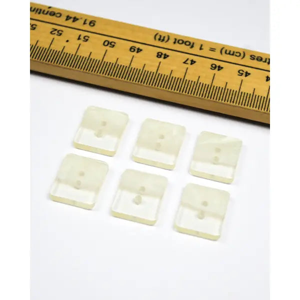 Button - Coconut Ice - 18mm – view 2 – Truro Fabrics