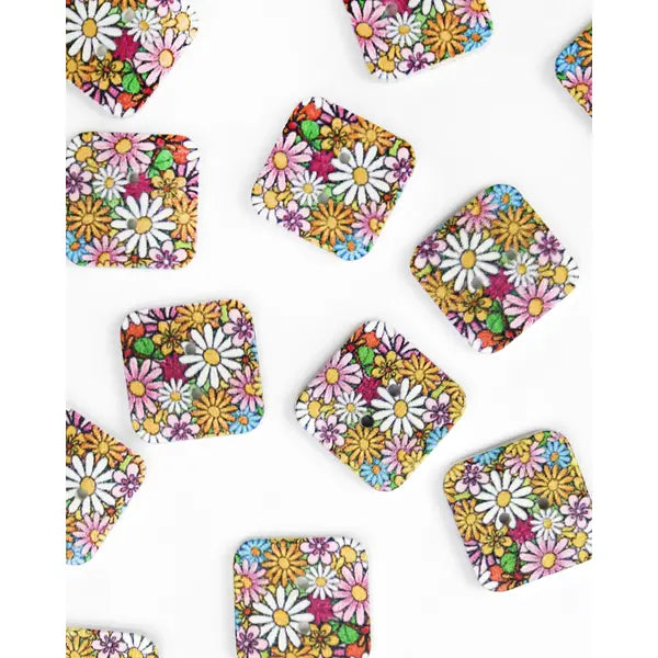 Button - Petula Square - 20mm – Truro Fabrics