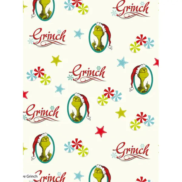 Christmas Patchwork Cotton Fabric - Merry Grinchmas – Truro Fabrics