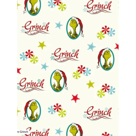 Christmas Patchwork Cotton Fabric - Merry Grinchmas – Truro Fabrics