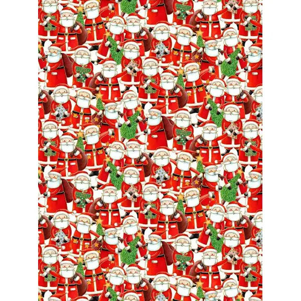 Christmas Patchwork Fabric - Jolly St Nick - Santa Parade – Truro Fabrics