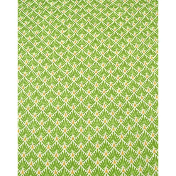 Christmas Teflon Tablecloth Fabric - Pine Fans - Green – Truro Fabrics