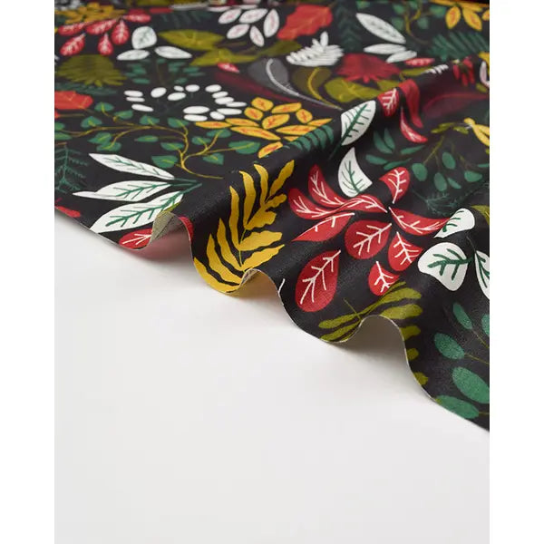 Christmas Teflon Tablecloth Fabric - Winter Forest – view 2 – Truro Fabrics