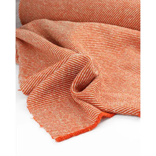 Chunky Twill Coating Fabric - Orangeade – Truro Fabrics