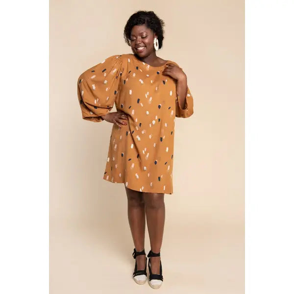 Closet Core - Paper Sewing Pattern - Cielo Top & Dress – view 5 – Truro Fabrics