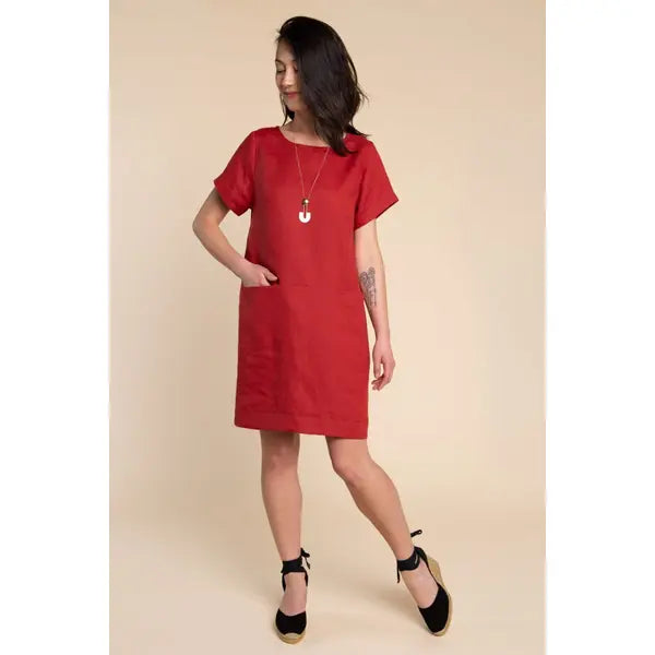 Closet Core - Paper Sewing Pattern - Cielo Top & Dress – view 7 – Truro Fabrics