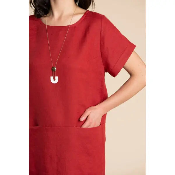 Closet Core - Paper Sewing Pattern - Cielo Top & Dress – view 8 – Truro Fabrics