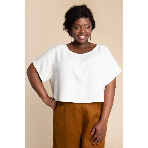Closet Core - Paper Sewing Pattern - Cielo Top & Dress – view 3 – Truro Fabrics