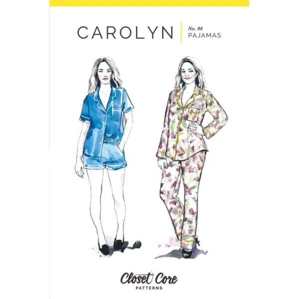 Closet Core - Paper Sewing Pattern - Carolyn Pyjamas – view 2 – Truro Fabrics