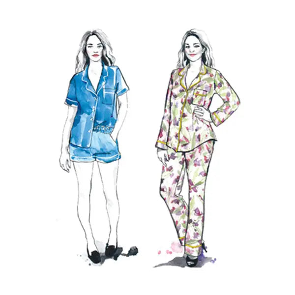Closet Core - Paper Sewing Pattern - Carolyn Pyjamas – view 8 – Truro Fabrics