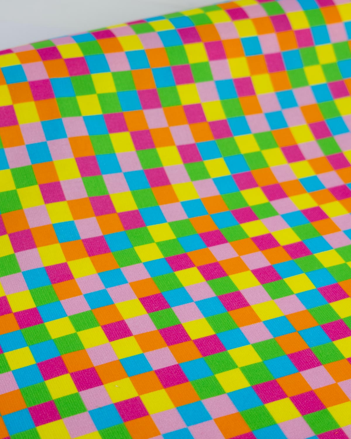 Printed Cotton Babycord Fabric - Disco Dancefloor