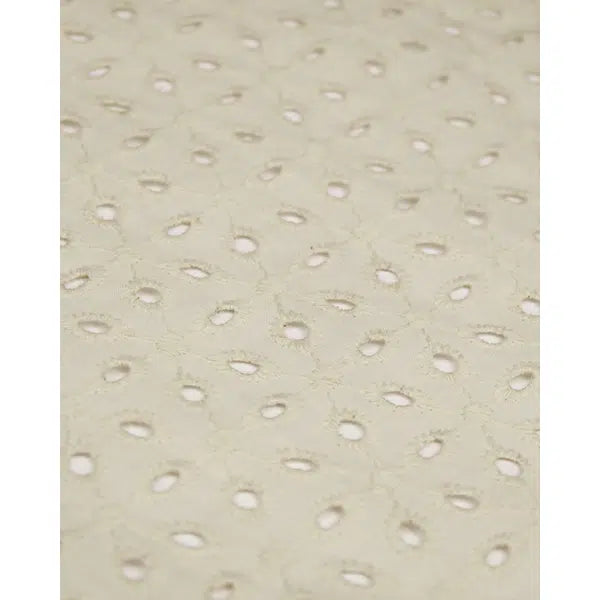 Cotton Broderie Anglaise Fabric - Chantilly – view 3 – Truro Fabrics
