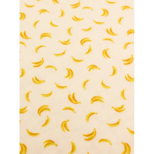 Cotton Double Gauze Fabric - Banana Bonbon Butter – view 2 – Truro Fabrics