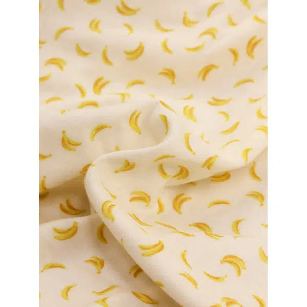 Cotton Double Gauze Fabric - Banana Bonbon Butter – Truro Fabrics