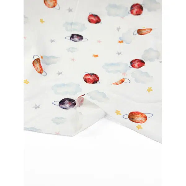Cotton Double Gauze Fabric - Cosmic Dreams – view 6 – Truro Fabrics