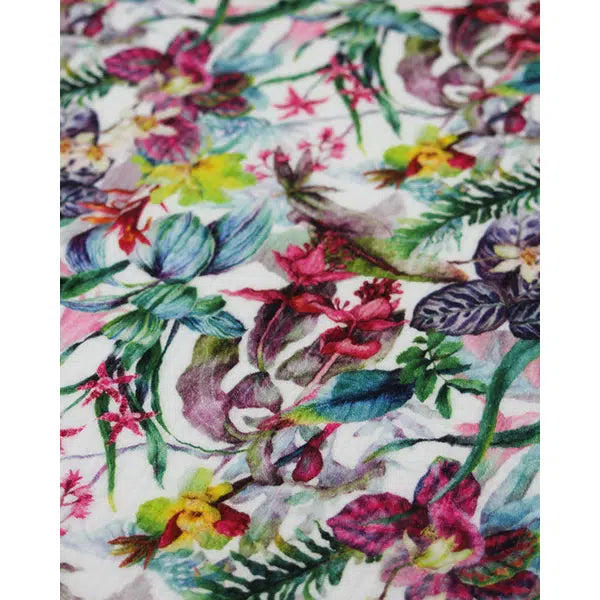 Cotton Double Gauze Fabric - Orchidarium – view 5 – Truro Fabrics