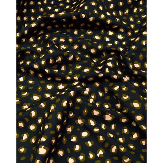 Cotton Fabric - Leopard Print Black – Truro Fabrics