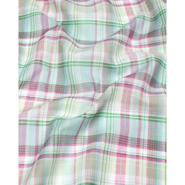 Cotton Jacquard Lawn Fabric - Pastel Plaid – Truro Fabrics