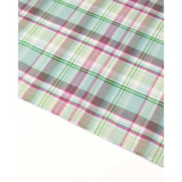 Cotton Jacquard Lawn Fabric - Pastel Plaid – view 2 – Truro Fabrics