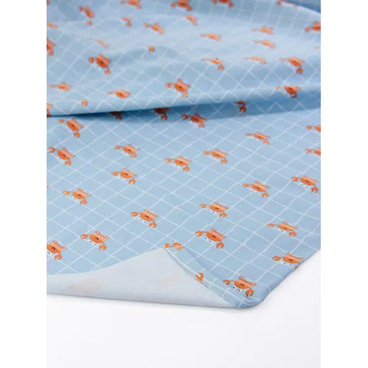 Cotton Jersey Knit Fabric - Happy Crab – Truro Fabrics