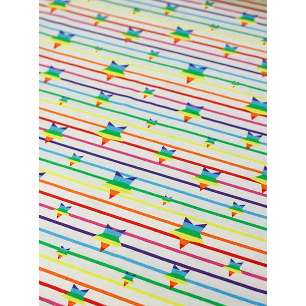 Cotton Jersey Knit Fabric - Starbeam Stripes – view 4 – Truro Fabrics