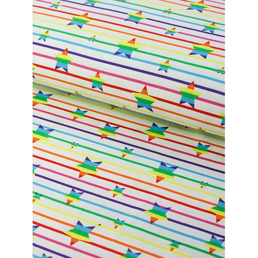 Cotton Jersey Knit Fabric - Starbeam Stripes – Truro Fabrics
