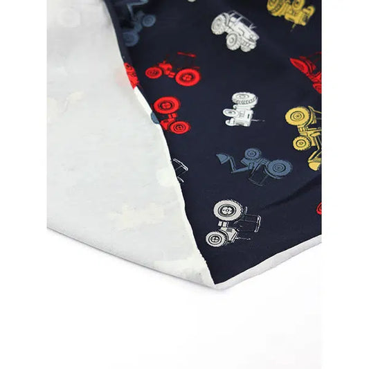 Cotton Jersey Knit Fabric - Tractor Town – view 2 – Truro Fabrics