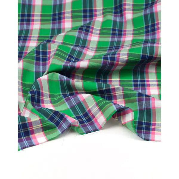 Cotton Madras Fabric - Midori Plaid – Truro Fabrics