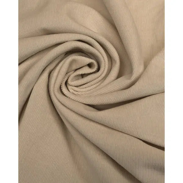 Cotton Needlecord Fabric - Dune – view 2 – Truro Fabrics