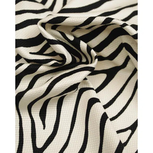 Cotton Pique Fabric - Zebra Print – Truro Fabrics
