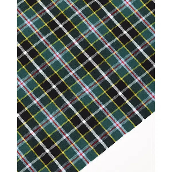 Cotton Poplin Fabric - Cornish Hunting Tartan 4cm – view 3 – Truro Fabrics