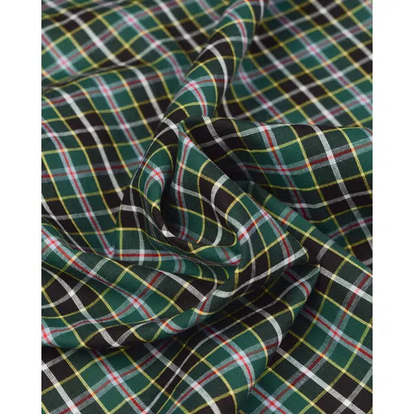Cotton Poplin Fabric - Cornish Hunting Tartan 4cm – view 4 – Truro Fabrics