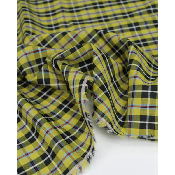 Cotton Poplin Fabric - National Cornish Tartan 4cm – view 3 – Truro Fabrics