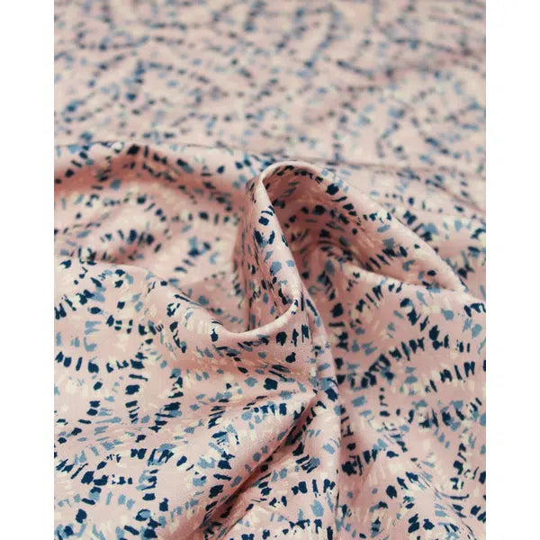 Cotton Poplin Fabric - Woodland Notions - Brush Marks Shell – view 4 – Truro Fabrics