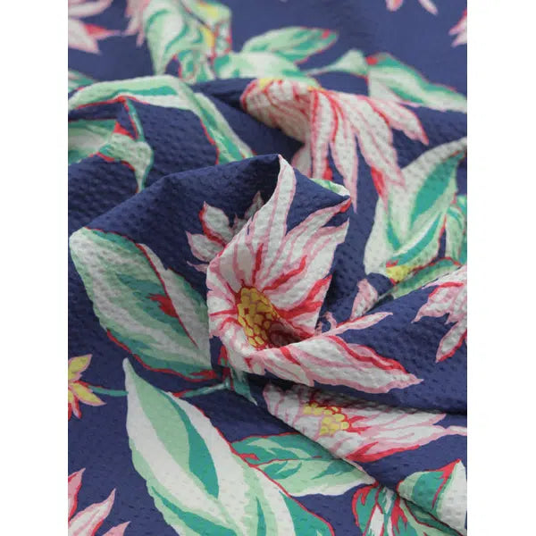 Cotton Seersucker Fabric - Hanami – view 5 – Truro Fabrics