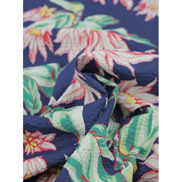Cotton Seersucker Fabric - Hanami – view 7 – Truro Fabrics