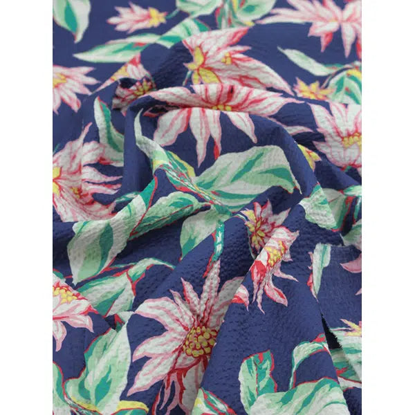 Cotton Seersucker Fabric - Hanami – Truro Fabrics