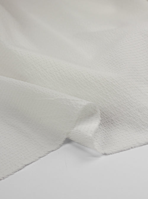 Pure Cotton Seersucker - Ivory