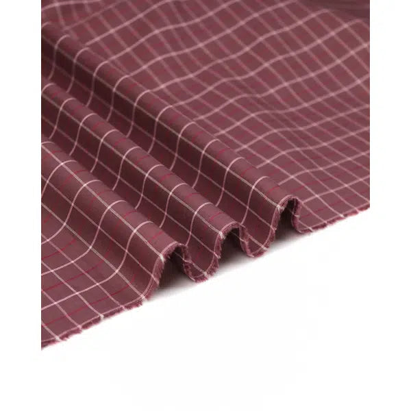 Cotton Shirting Fabric - Tattersall Check Sidney – view 3 – Truro Fabrics